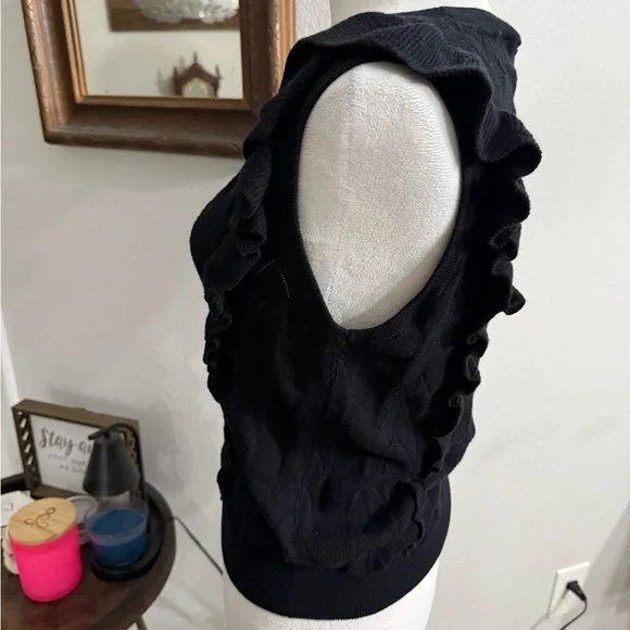 PAIGE Black Knit Top - Picture 3 of 6